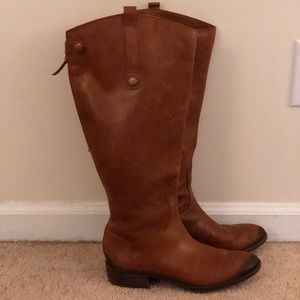 Sam Edelman wide calf penny riding boot